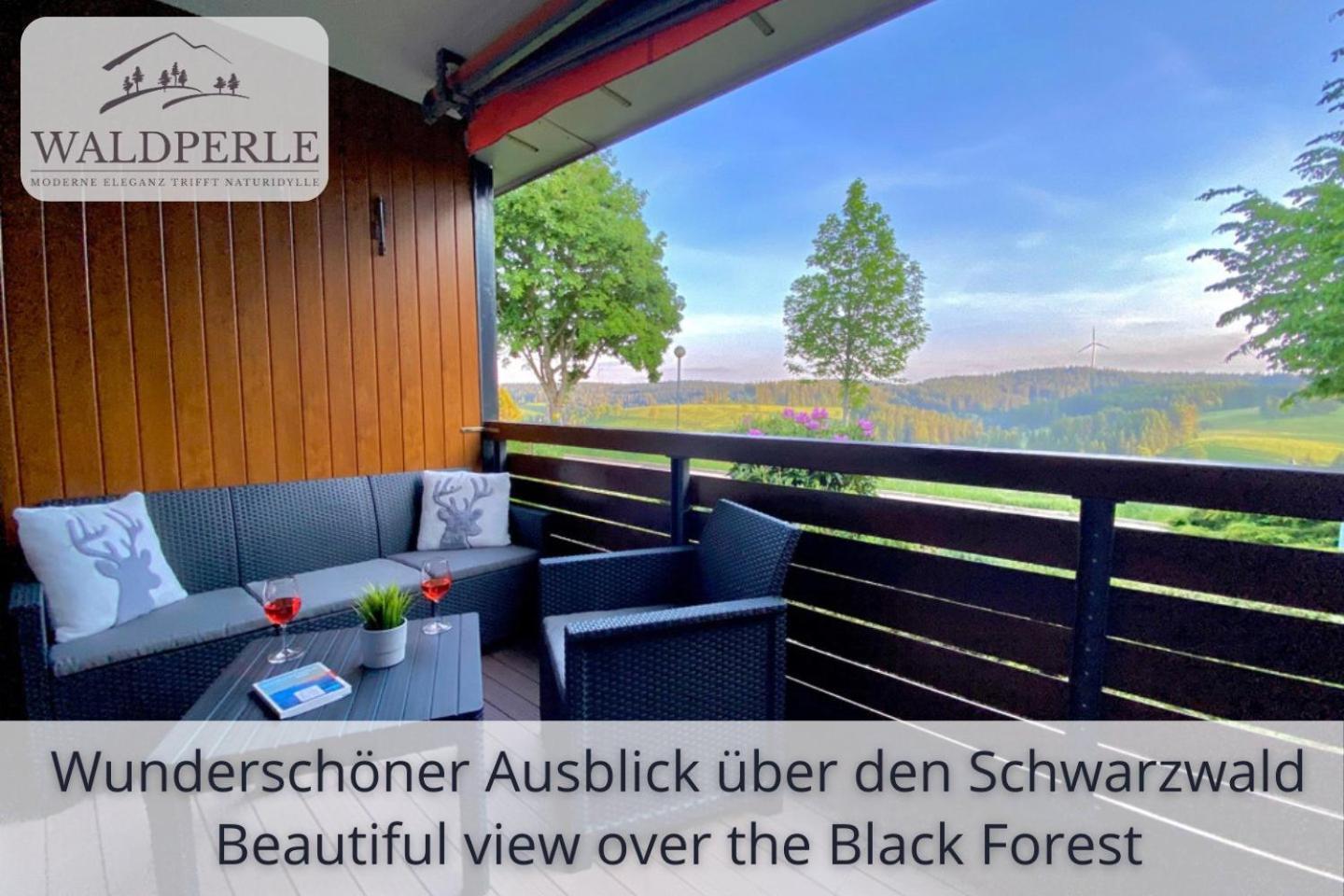 Exklusives 5-Sterne Apartment Waldperle Mit Indoor-Pool, Sauna, Top Lage Und Ausblick In Die Natur, Hunde Willkommen Schonach im Schwarzwald Kültér fotó